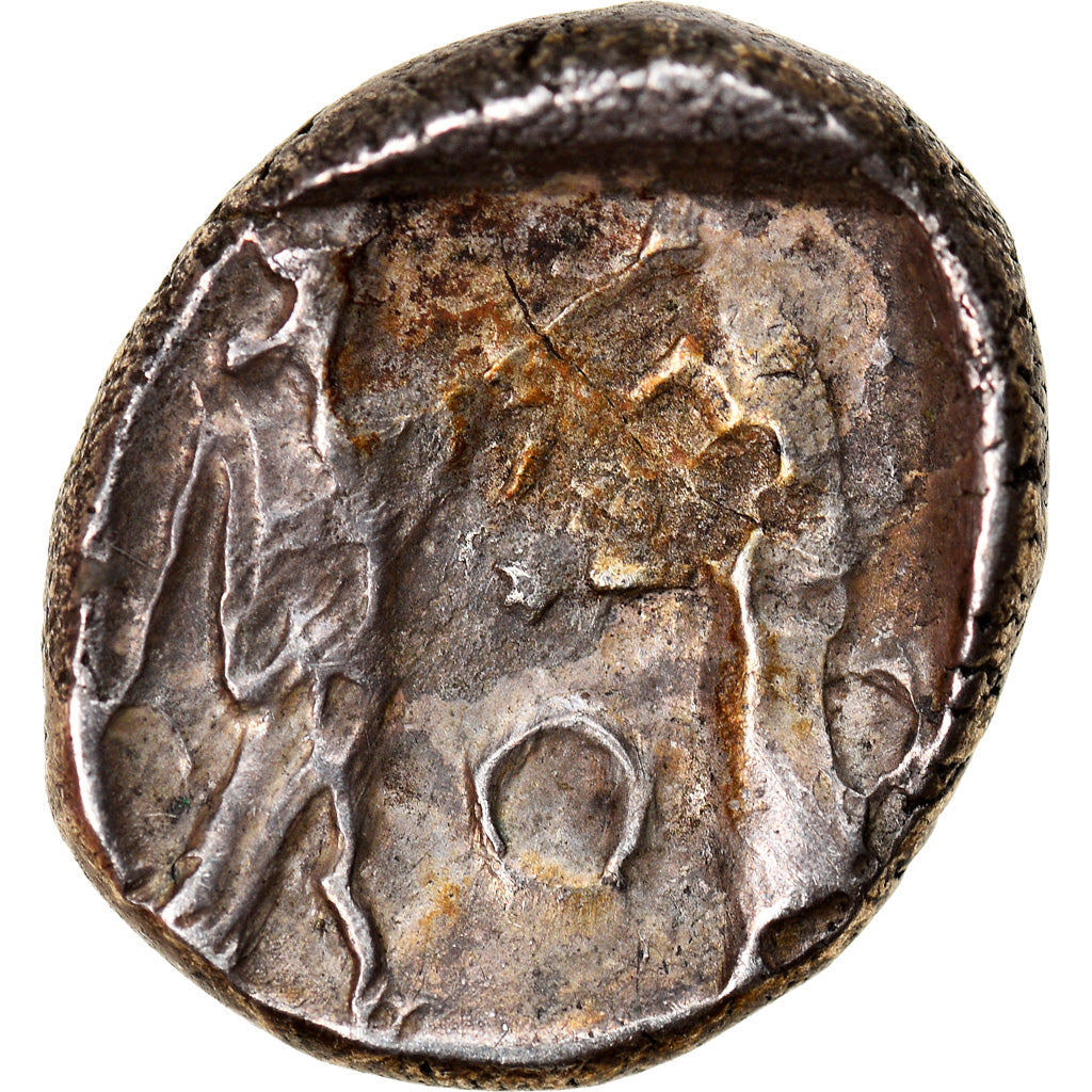 Moneda, Phoenicia, Sidon, Baalshallim II, 1/16 Shekel, 401-366 BC, MBC, Plata