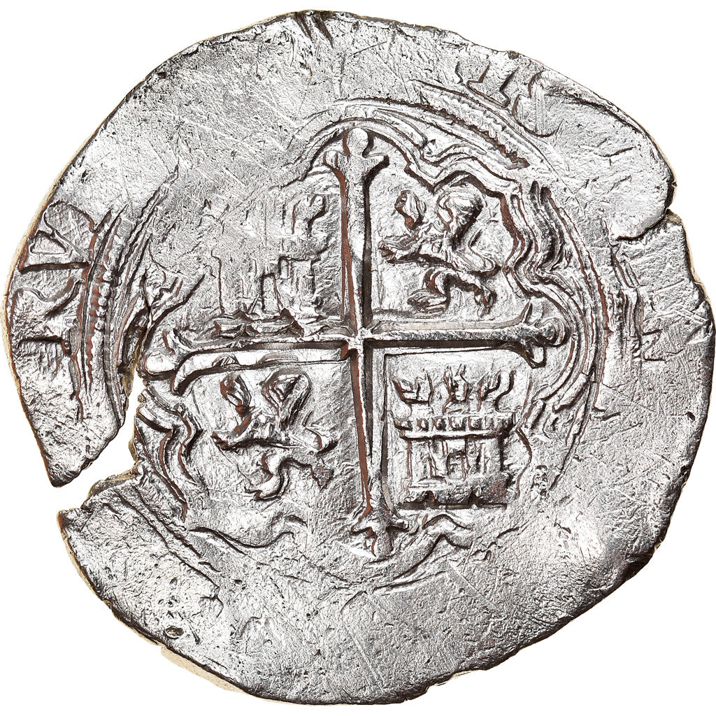 Münze, Spanien, Philip III, 2 Reales, 1598-1621, COB, S+, Silber