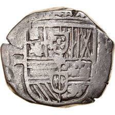 Coin, Spain, Philip III, 2 Reales, 1598-1621, COB, VF(20-25), Silver