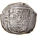 Coin, Spain, Philip III, 2 Reales, 1598-1621, COB, VF(20-25), Silver