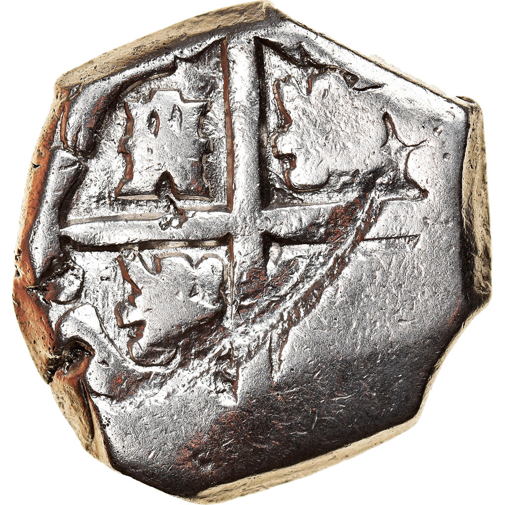 Münze, Spanien, Philip III, 4 Réales, 1598-1621, COB, SGE, Silber