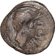 Moneta, Domitius Ahenobarbus, Denarius, 41 BC, Rome, F(12-15), Srebro