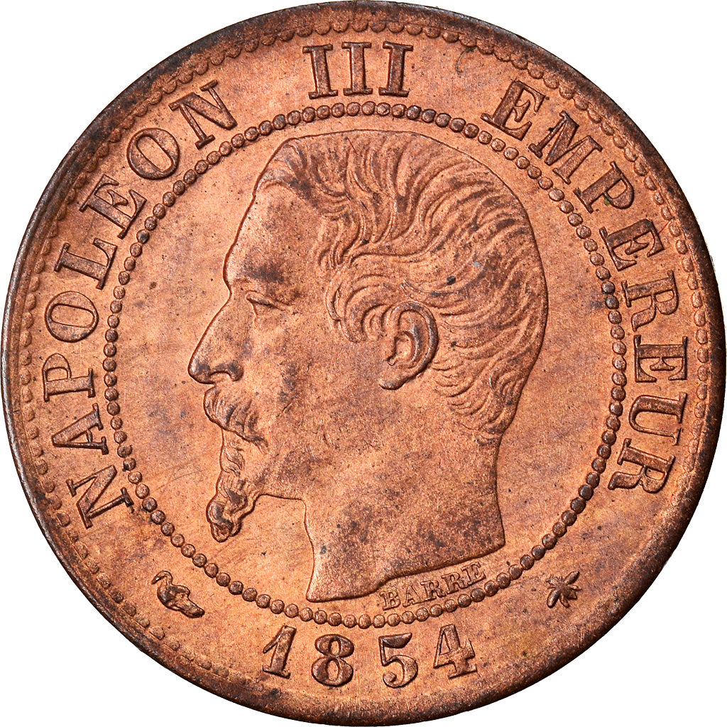 Münze, Frankreich, Napoleon III, Napoléon III, Centime, 1854, Strasbourg, VZ