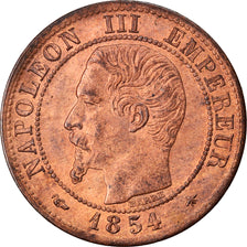 Monnaie, France, Napoleon III, Napoléon III, Centime, 1854, Strasbourg, SUP