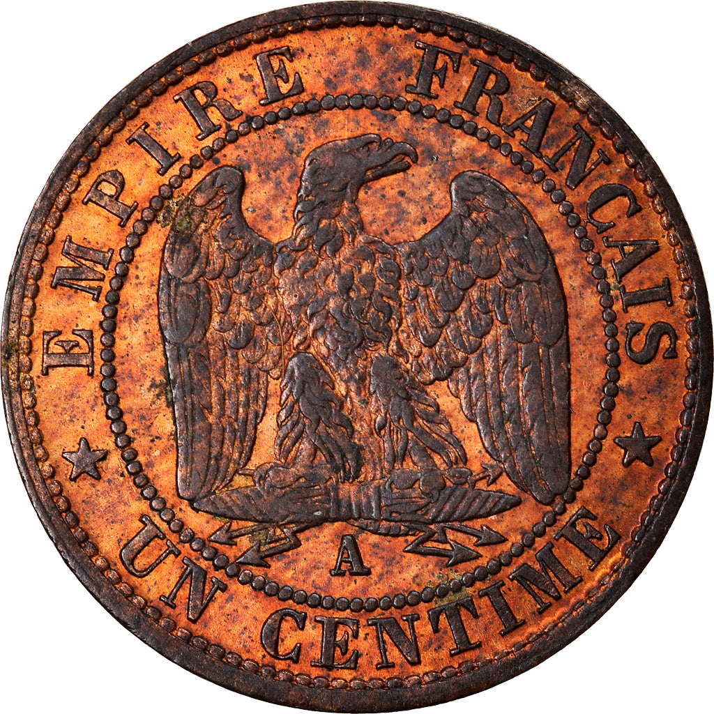 Münze, Frankreich, Napoleon III, Napoléon III, Centime, 1854, Paris, SS+