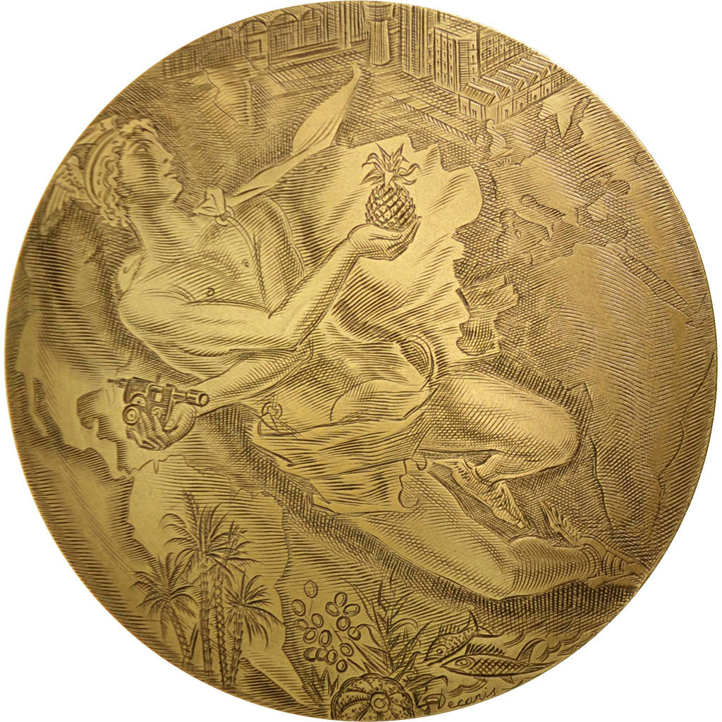 France, Medal, The Fifth Republic, Business & industry, MS(65-70), Bronze