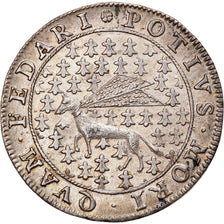 Francja, Token, Królewskie, Ludwik XIV, Etats de Bretagne, Vitré, 1655