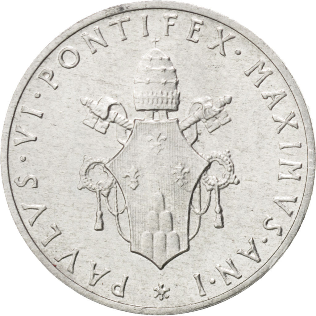 Moneta, CITTÀ DEL VATICANO, Paul VI, Lira, 1963, SPL, Alluminio, KM:76.1