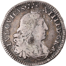 Moneta, Francia, Louis XIV, 4 Sols dits « des Traitants », 4 Sols, 1674