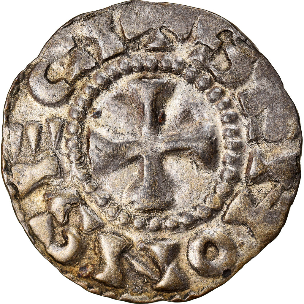 Coin, France, Champagne, Anonymous, Denarius, Xth Century, Sens, EF(40-45)
