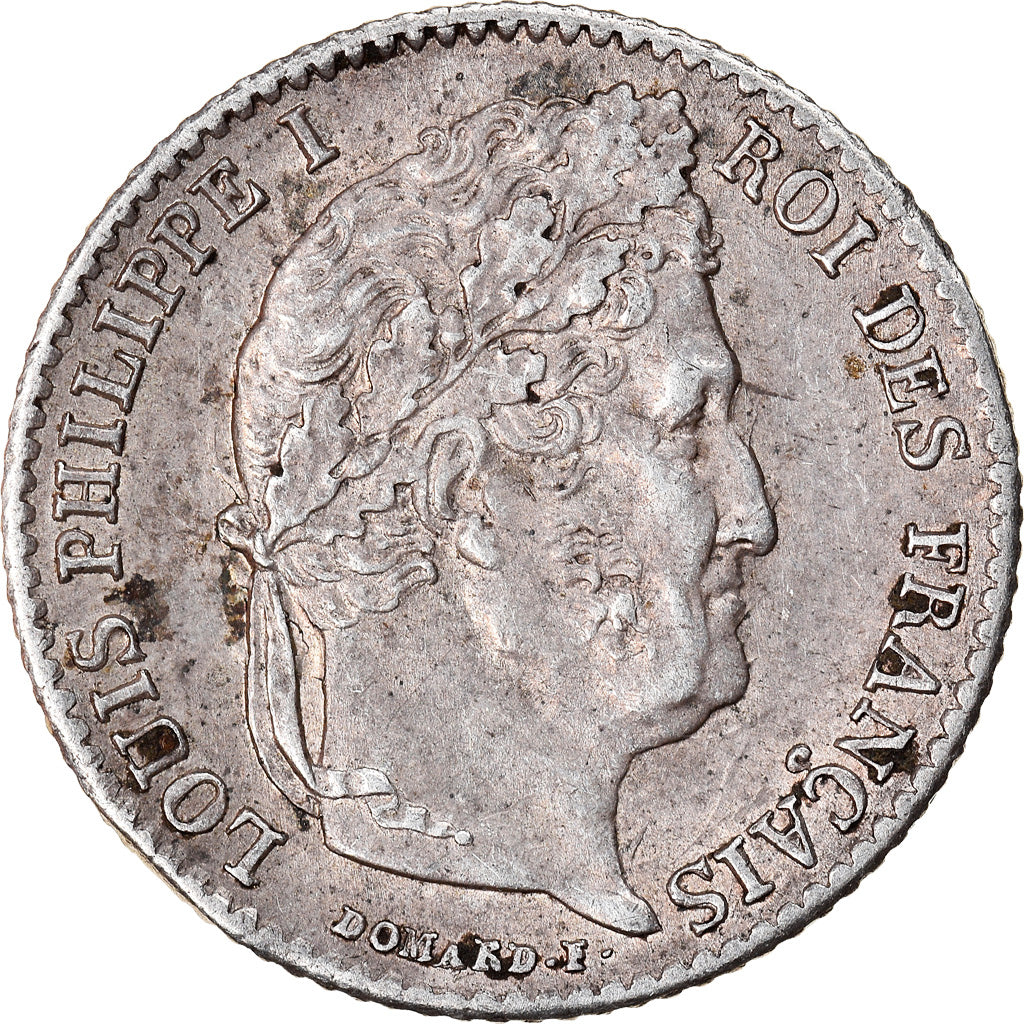 Coin, France, Louis-Philippe, 1/4 Franc, 1841, Paris, AU(50-53), Silver