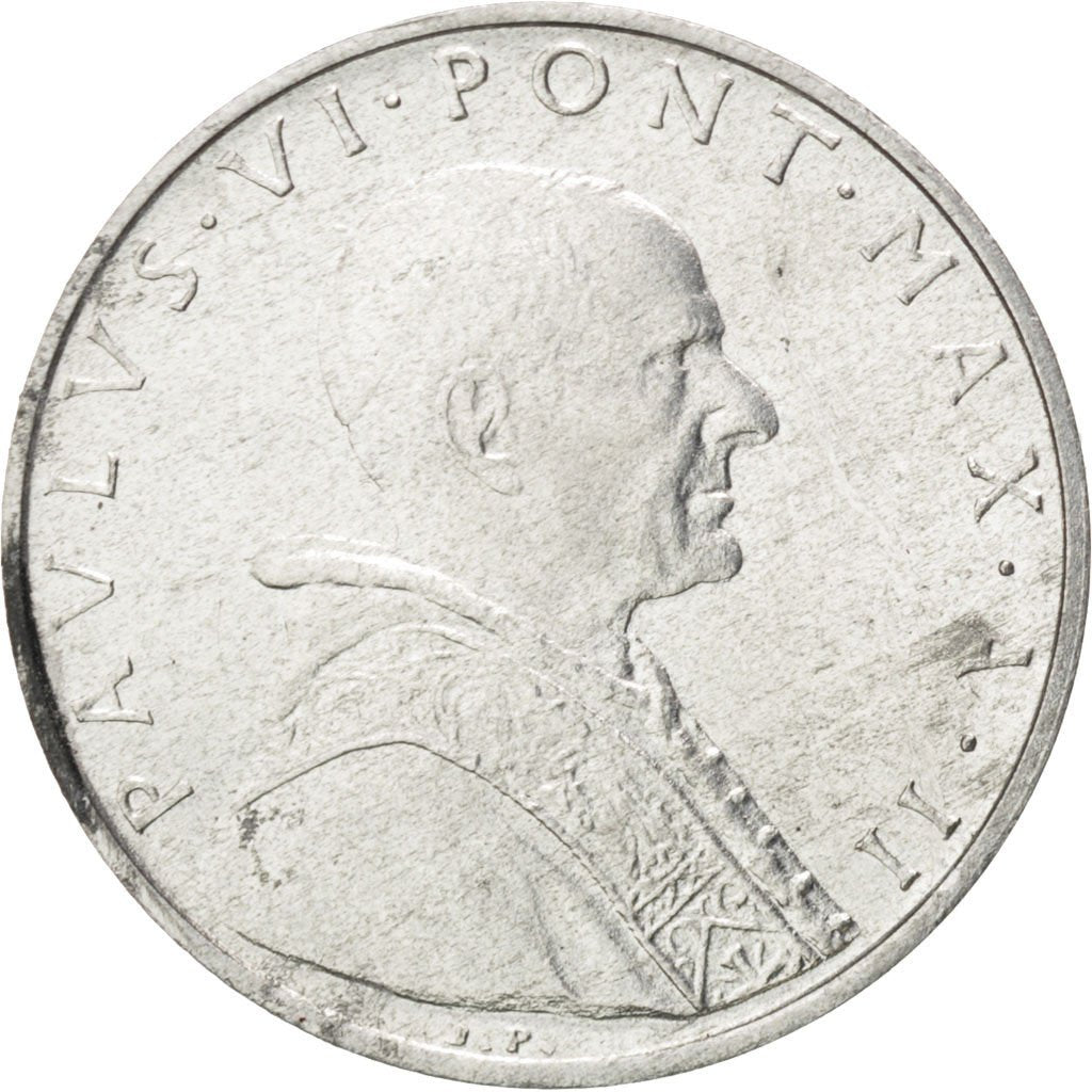 VATICAN CITY, 5 Lire, 1964, KM #78.1, MS(63), Aluminum, 20, 1.01