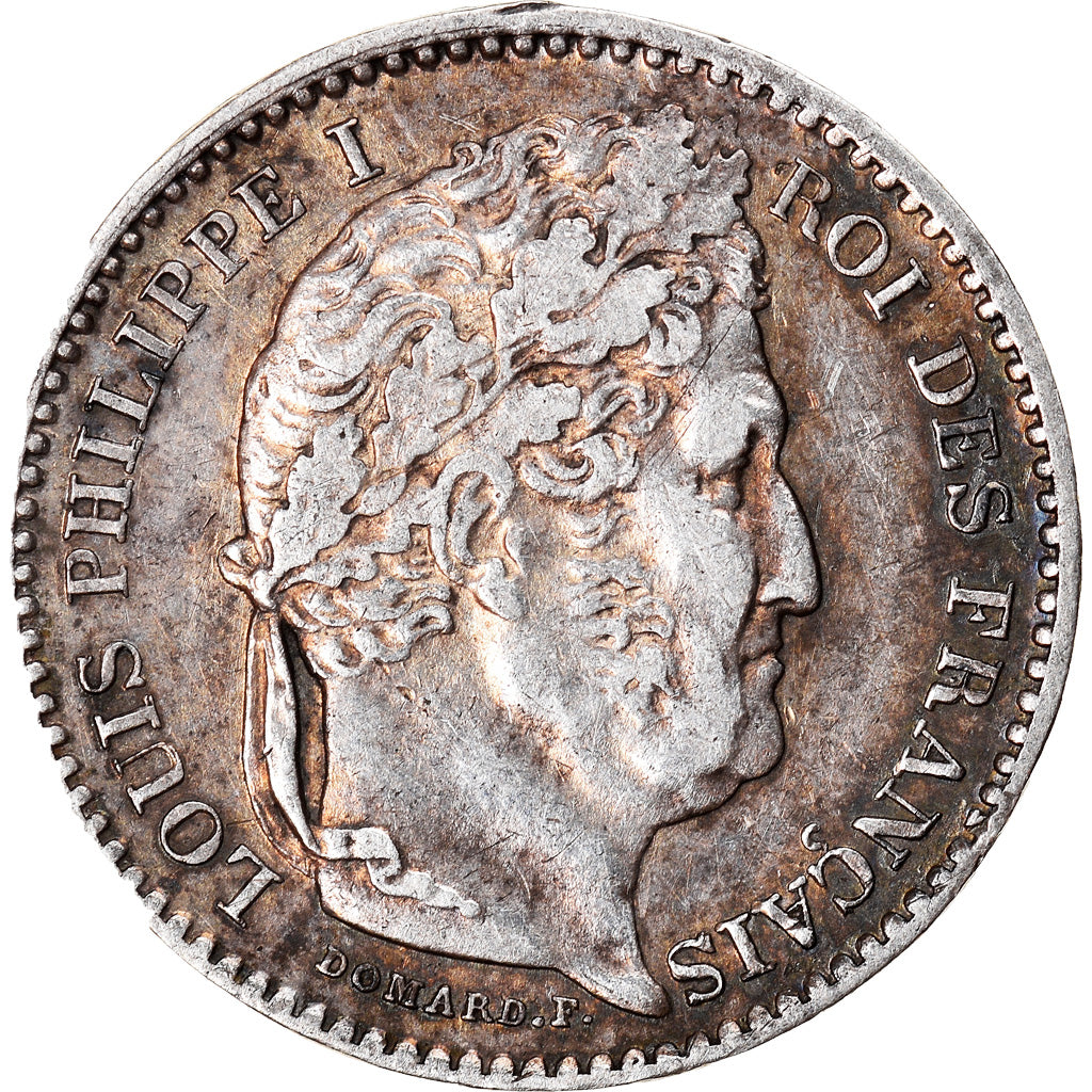 Coin, France, Louis-Philippe, 25 Centimes, 1847, Paris, EF(40-45), Silver