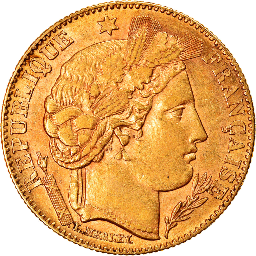 Moneta, Francia, Cérès, 10 Francs, 1899, Paris, BB+, Oro, KM:830, Gadoury:1016