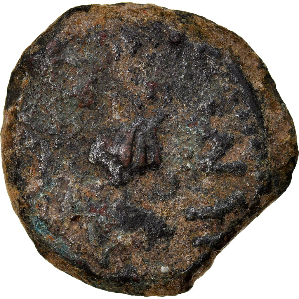 Coin, Judaea, First Jewish War, Prutah, Year 3 (68/69 AD), Jerusalem, VF(20-25)