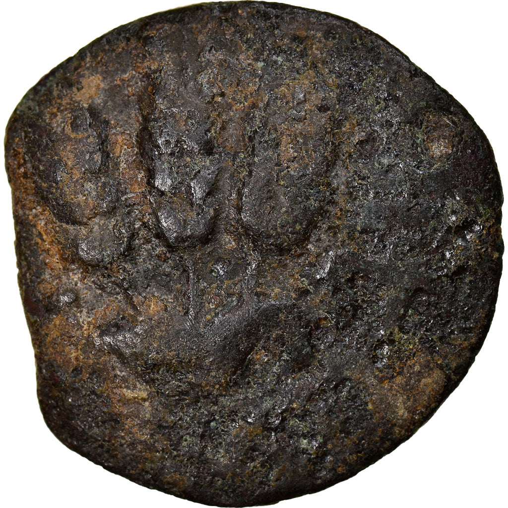 Moneta, Judaea, Herodians, Agrippa I, Prutah, RY 6 (41/42 AD), Jerusalem, B+