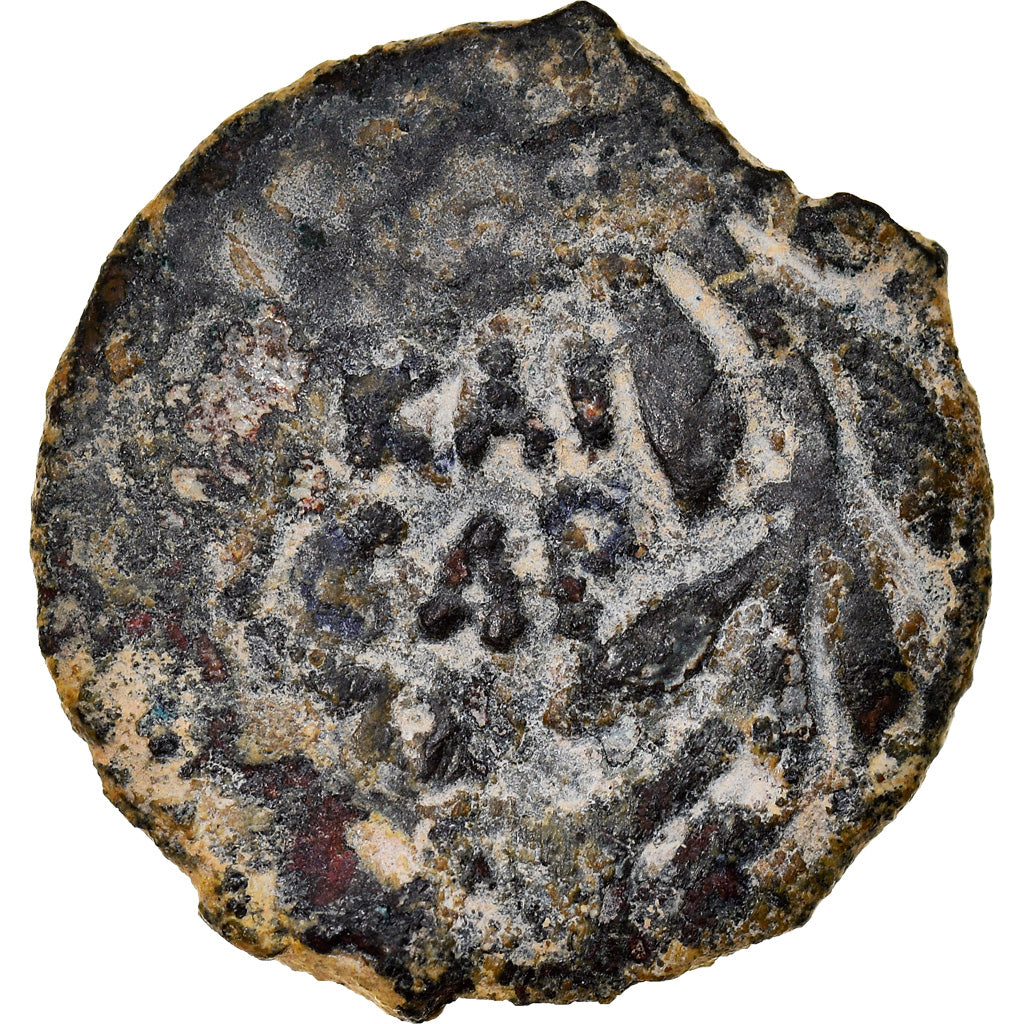 Coin, Judaea, Procurators, Valerius Gratus, Prutah, 16 AD, Jerusalem, VF(20-25)