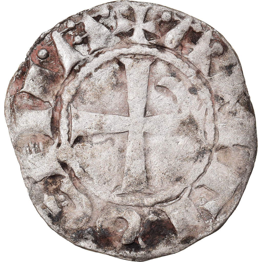 Moneta, Turchia, Crusader States, Bohemund III, Denier, 1163-1201, Antioch, MB+