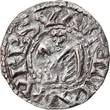 Moneta, Francja, Denarius, Valence, AU(50-53), Srebro, Boudeau:1021