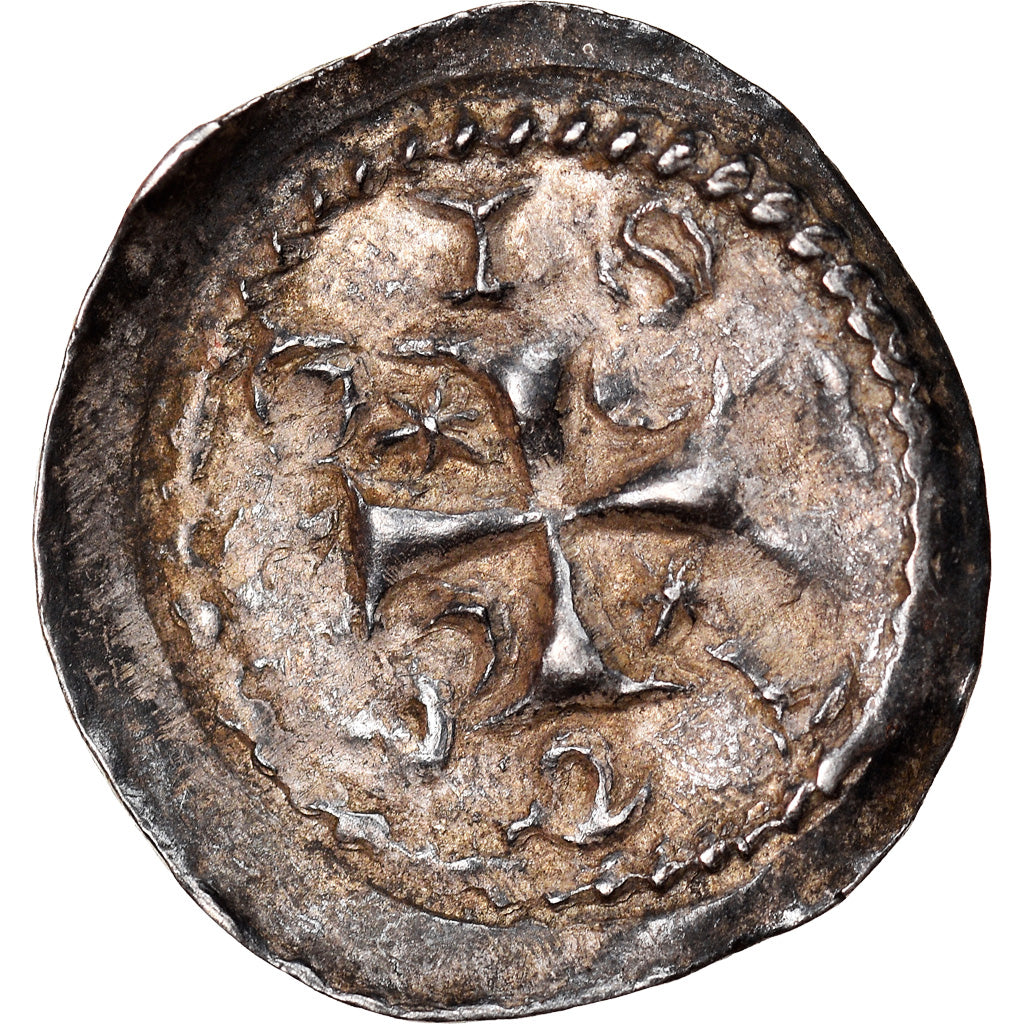 Coin, France, LORRAINE, Jean d'Apremont, Denarius, 1225- 1239, Metz, EF(40-45)