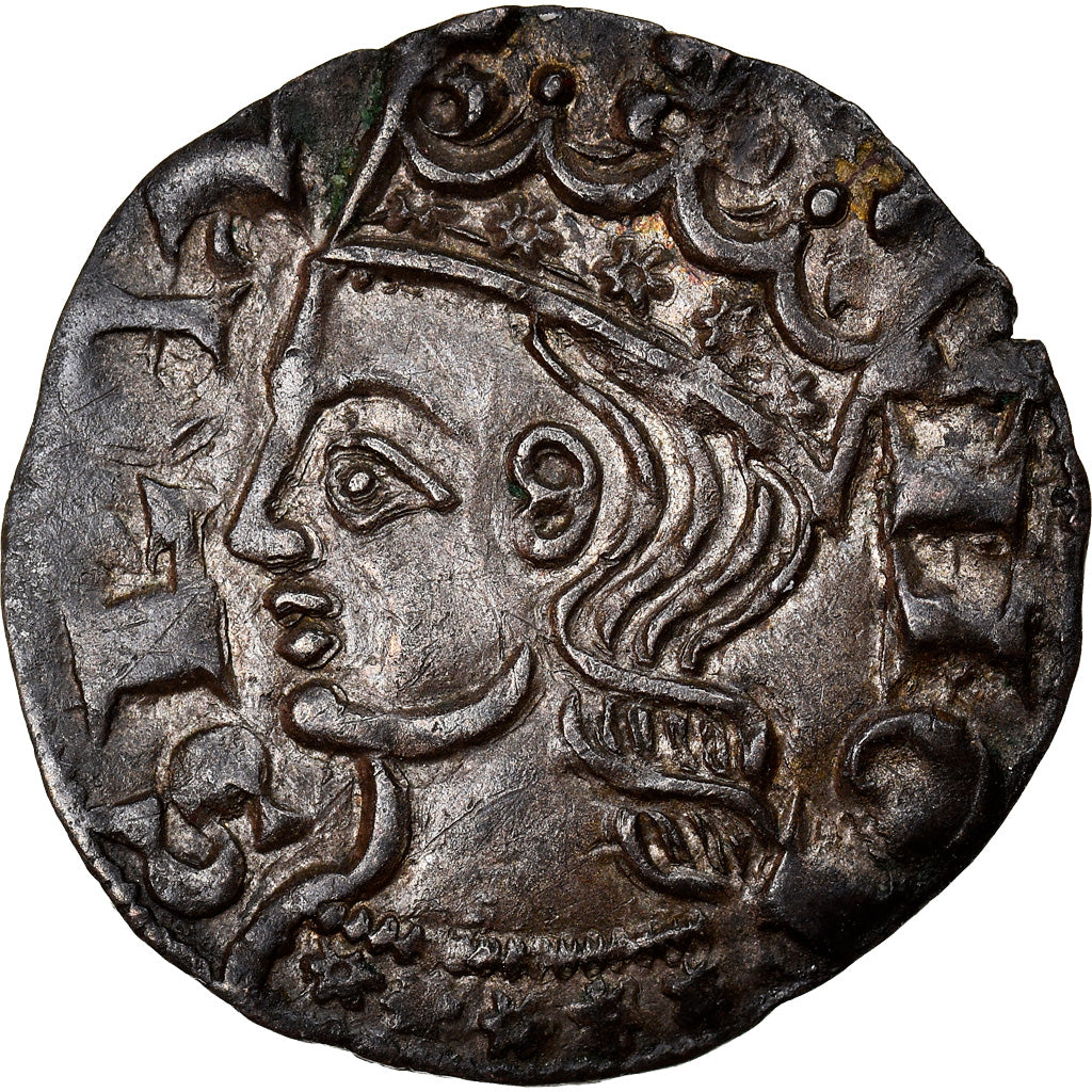 Moneda, España, Castille and Leon, Alfonso XI, Cornado, León, MBC+, Vellón