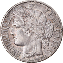 Coin, France, Cérès, Franc, 1871, Bordeaux, AU(50-53), Silver, KM:822.2