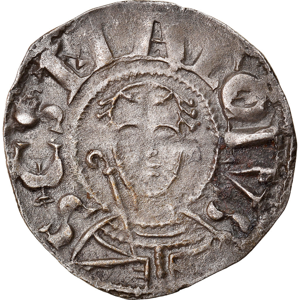 Moneta, Francia, Bourbonnais, Denarius, Souvigny, BB, Argento, Boudeau:359