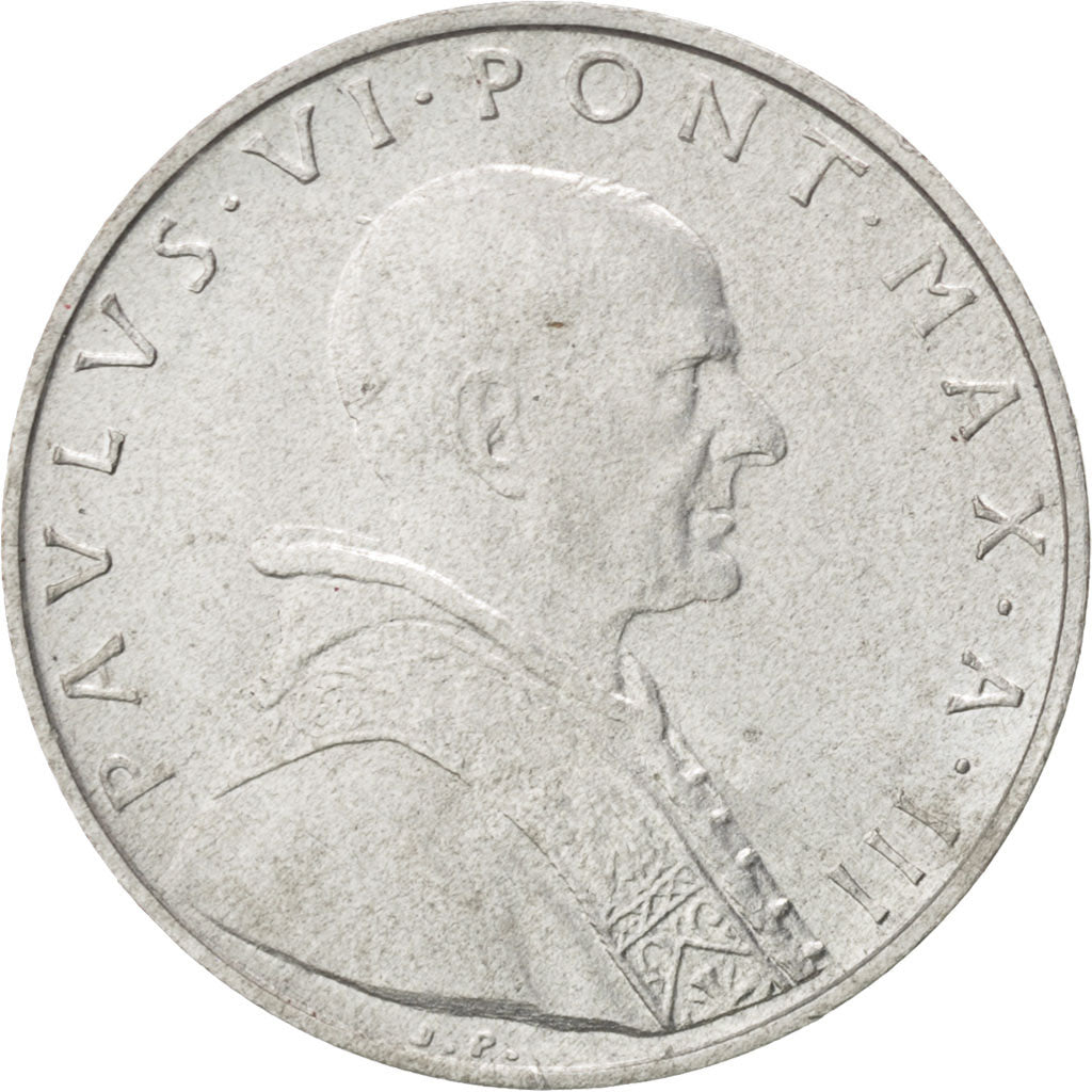 Moneta, CITTÀ DEL VATICANO, Paul VI, 5 Lire, 1965, SPL, Alluminio, KM:78.2