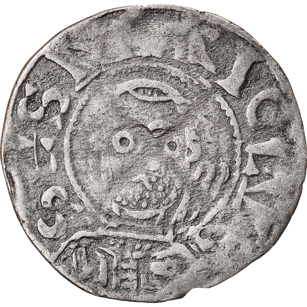 Münze, Frankreich, Bourbonnais, Denarius, Souvigny, SS, Silber, Boudeau:359