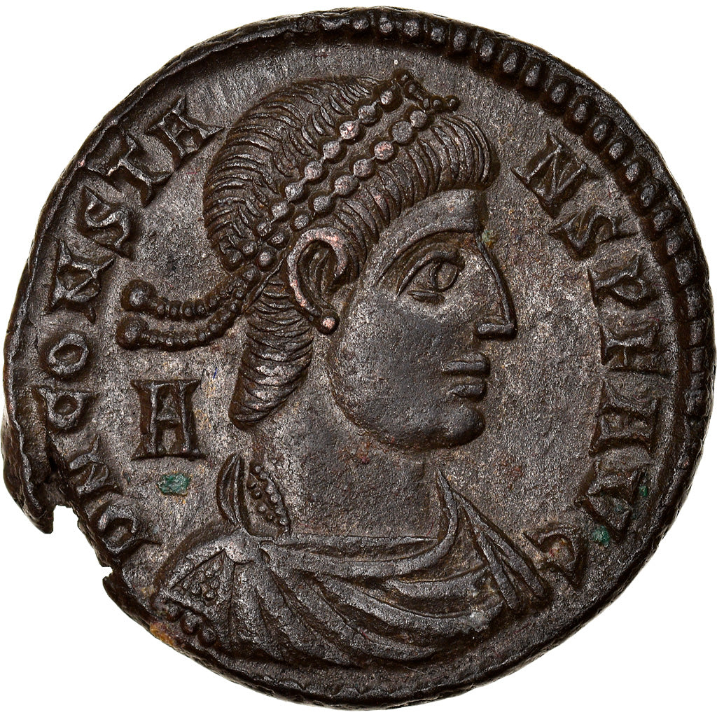 Moneta, Constans, Maiorina, 348-350, Siscia, SPL-, Rame, RIC:205