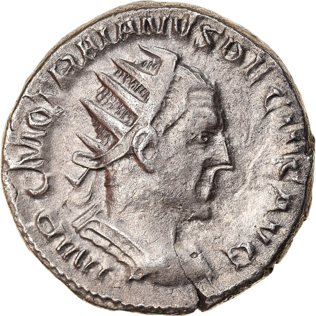 Coin, Trajan Decius, Antoninianus, 250, Roma, AU(50-53), Billon, RIC:29c