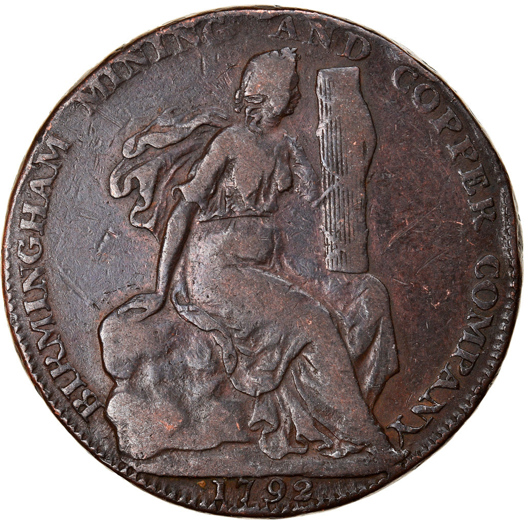 Moneta, Gran Bretagna, Birmingham Mining & Copper Company, Halfpenny Token