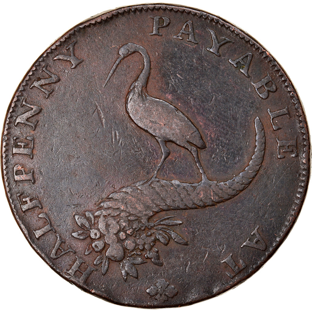 Moneta, Gran Bretagna, Birmingham Mining & Copper Company, Halfpenny Token