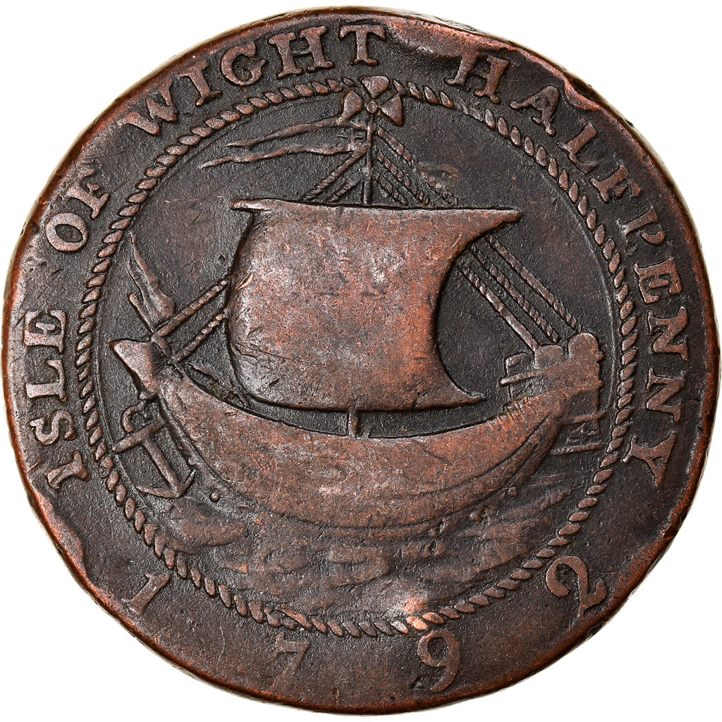 Coin, Great Britain, Hampshire, Newport (Isle of Wight), Halfpenny Token, 1792