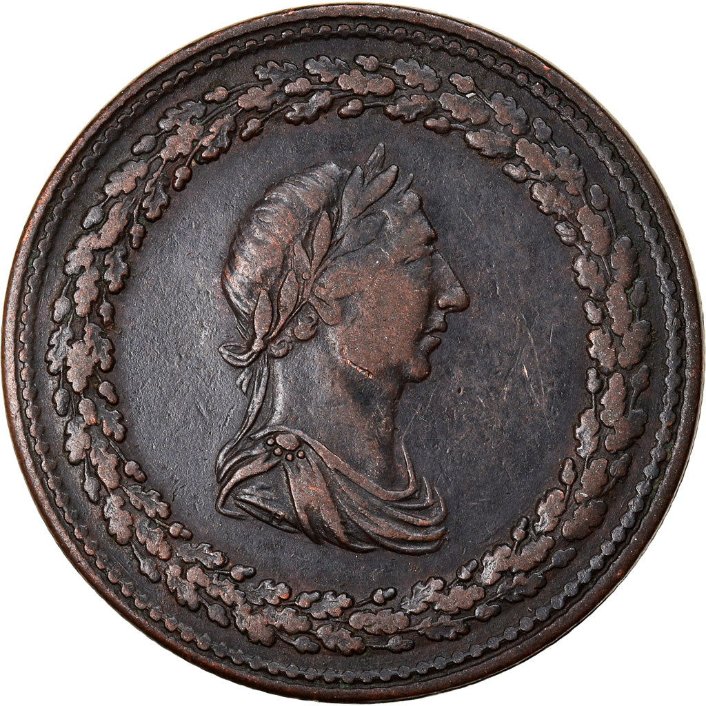 Coin, Canada, LOWER CANADA, Halfpenny Token, 1812, EF(40-45), Brass