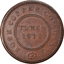 Coin, Great Britain, Rose Copper Company, Halfpenny Token, 1811, Birmingham