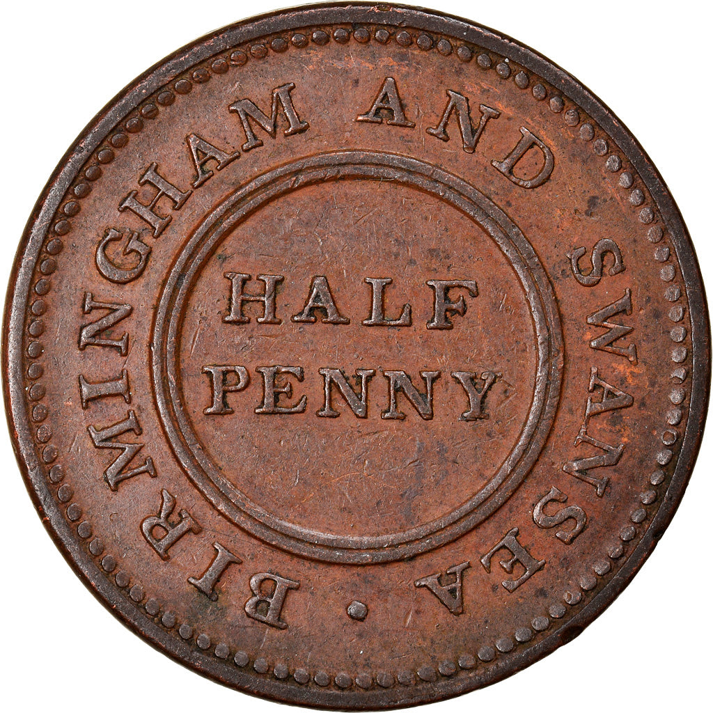 Coin, Great Britain, Rose Copper Company, Halfpenny Token, 1811, Birmingham