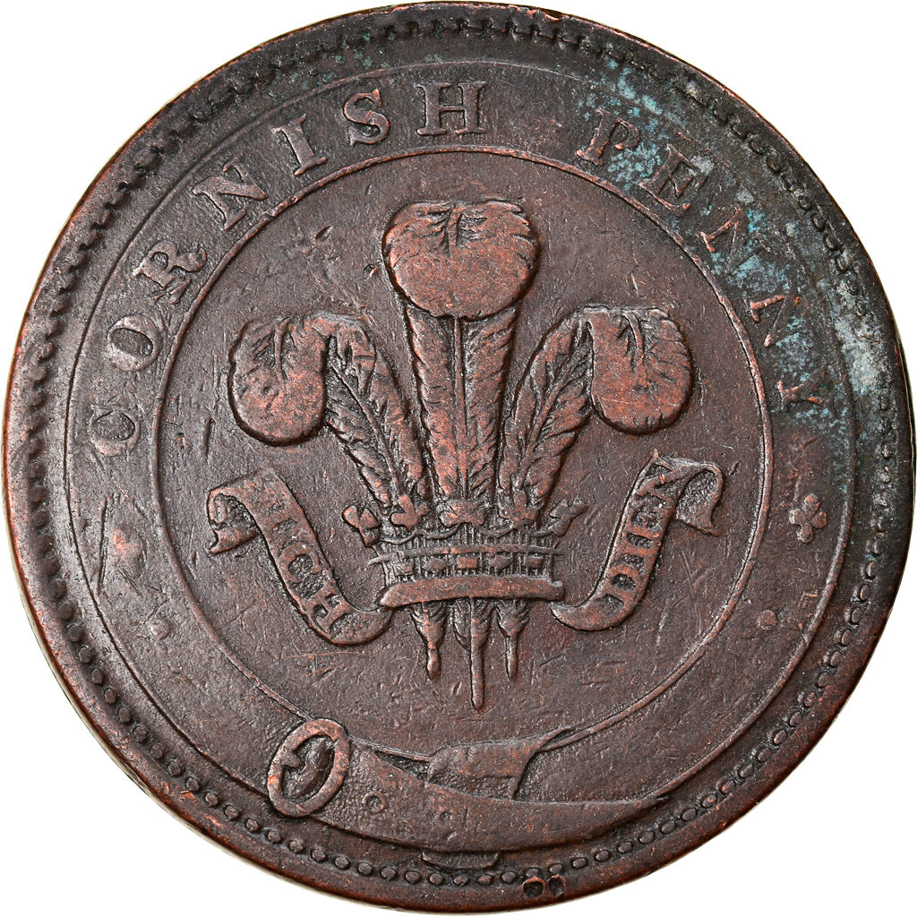 Coin, Great Britain, Cornwall, Scorrier House, Penny Token, 1812, VF(30-35)