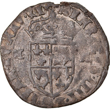 Coin, France, Henri IV, Douzain du Dauphiné, 1597, Grenoble, VF(30-35), Silver