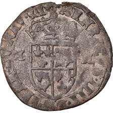 Moeda, França, Henri IV, Douzain du Dauphiné, 1597, Grenoble, VF(30-35)