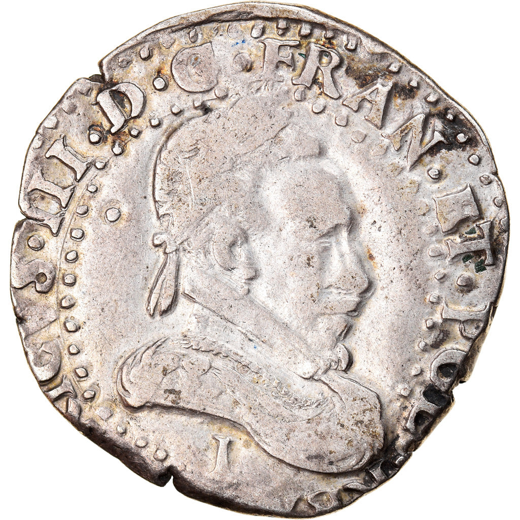 Monnaie, France, Henri III, Demi franc au col plat, Demi Franc, 1583, Limoges