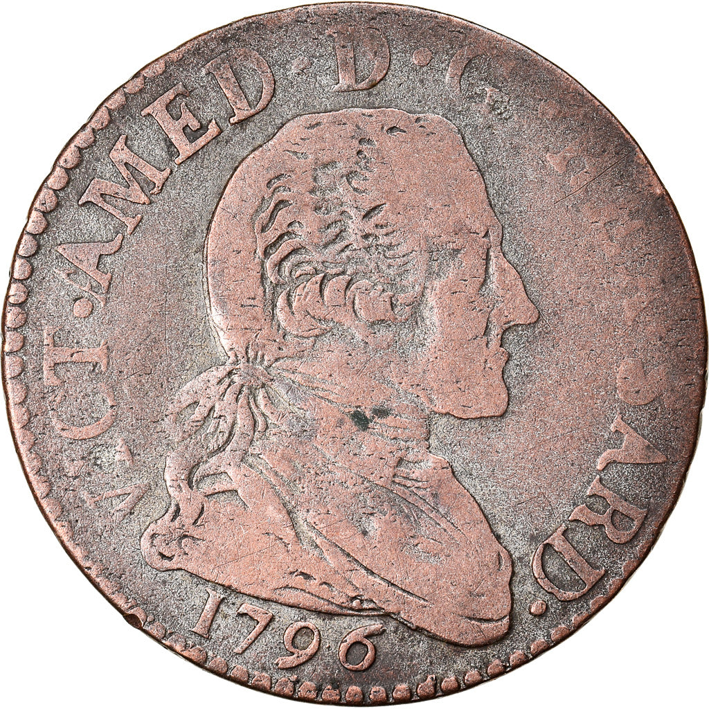 Moneta, DEPARTAMENTY WŁOSKIE, SARDINIA, Vittorio Amedeo III, 20 Soldi, Lira