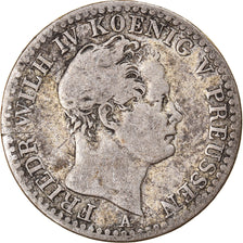 Moneta, Stati tedeschi, PRUSSIA, Friedrich Wilhelm IV, 1/6 Thaler, 1842, MB