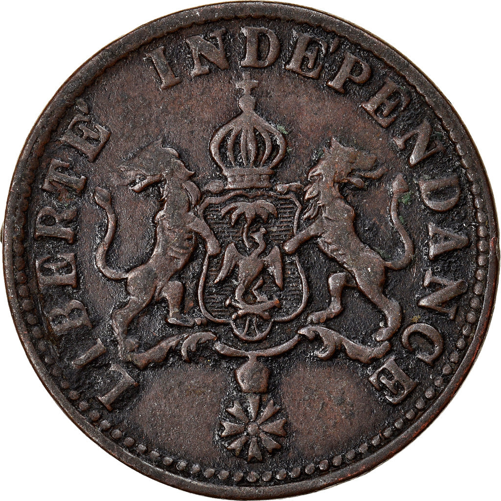 Coin, Haiti, Centime, 1850, VF(30-35), Copper, KM:34