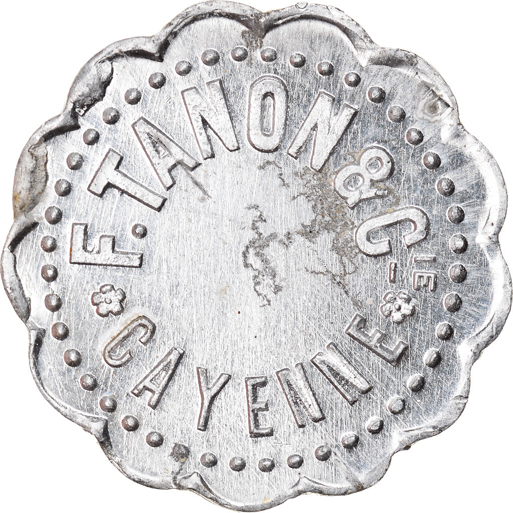 token, GUJANA FRANCUSKA, Cayenne, F. Tanon et Cie, 30 Centimes, c. 1928