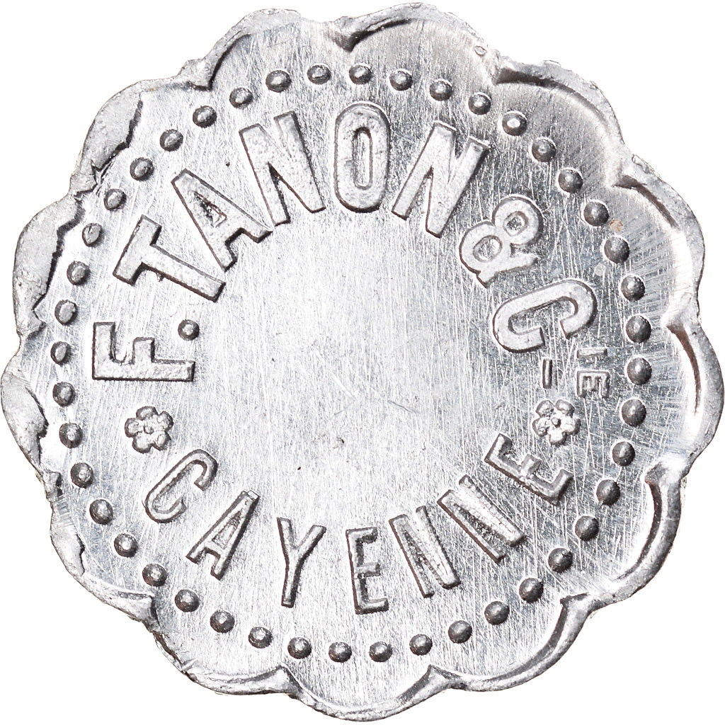 token, GUIANA FRANCESA, Cayenne, F. Tanon et Cie, 50 Centimes, c. 1928