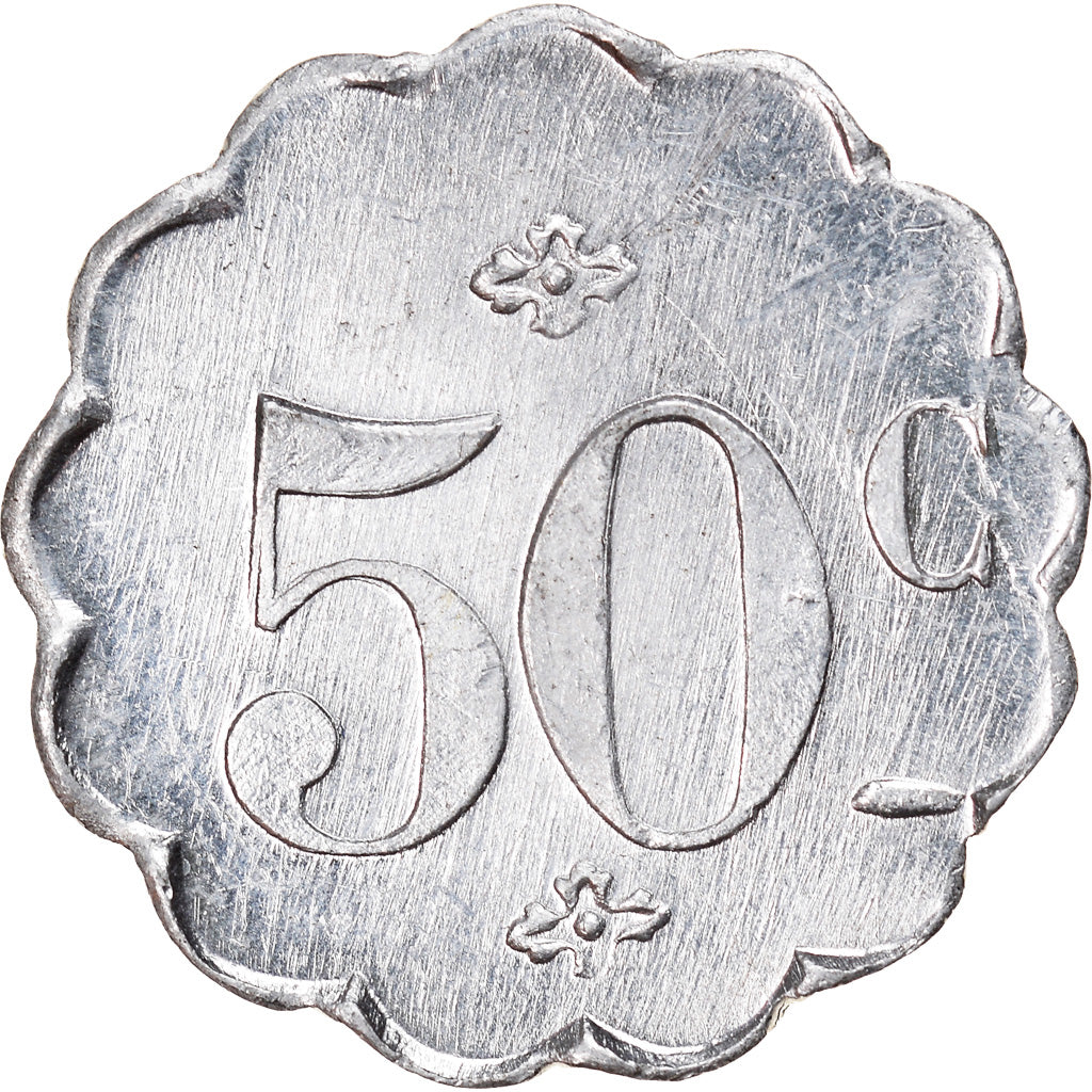 token, GUIANA FRANCESA, Cayenne, F. Tanon et Cie, 50 Centimes, c. 1928