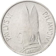 Coin, VATICAN CITY, Paul VI, Lira, 1966, MS(63), Aluminum, KM:84