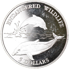 Coin, Niue, Elizabeth II, 5 Dollars, 1992, MS(63), Silver, KM:80