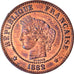 Moeda, França, Cérès, 2 Centimes, 1882, Paris, MS(60-62), Bronze, KM:827.1